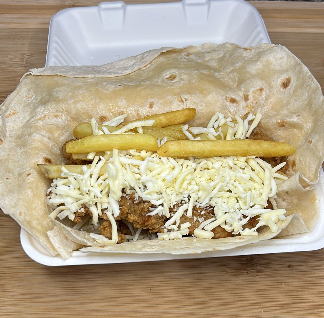 Chicken Wiz Messy Wrap